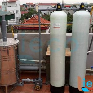 Ejector trộn khí oxy tiền xử lý sắt trong hệ thống xử lý nước giếng khoan